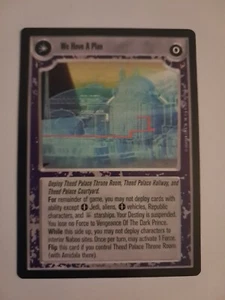 Tenemos un plan \ Se perderán y confundirán Star Wars CCG Theed Palace SWCCG - Imagen 1 de 2