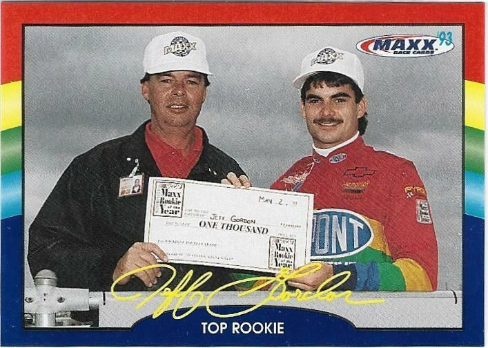 Jeff Gordon 1993 Maxx Special Edition TOP ROOKIE #19 - Image 1 of 1