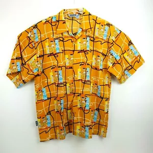 Blue Boy Men's XLarge Short Sleeve Shirt Straight Bottom Revolution Hip Hop DJ - Picture 1 of 4