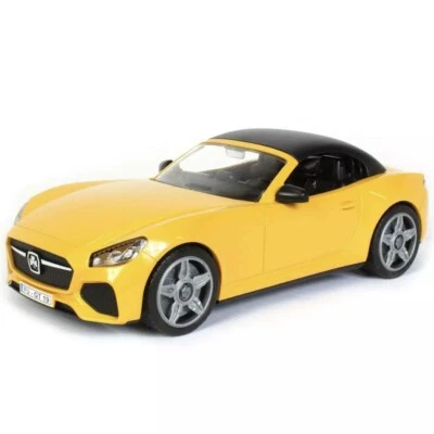 Bruder 3480 Roadster Jaune 1:16 Voiture De Sport Cabriolet Convertible Jeu Jouet - Photo 1/4