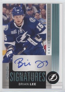 2013-14 O-Pee-Chee Signatures Brian Lee #OPC-BL Auto