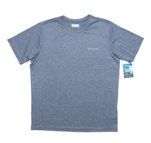 Columbia Men Hike Moisture-Wicking Crew Neck T-shirt Collegiate Navy Size XXL - Picture 1 of 4