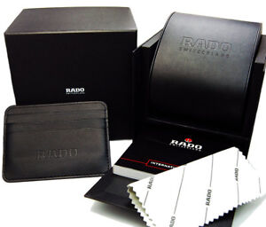 RADO Watch Storage Box, Case, Holder, Cloth, & Booklet Set For Collectors