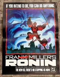 Ronin original poster 1983, 13 by 17 inches, DC Comics, Frank Miller's - Bild 1 von 4