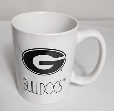 GEORGIA BULLDOGS Coffee Mug College University White Ceramic 16 Oz  NWT  - Image 1 of 4