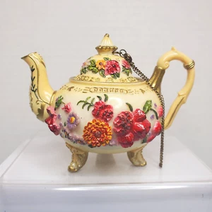 Nini Elizabeth Teekanne Schmuck Andenken Box 6-37 Sammlerstück Mini Tea Party - Bild 1 von 7