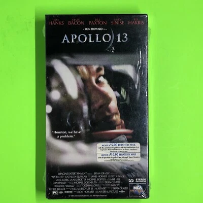 Apollo 13 VHS 1995 New Sealed NIP Tom Hanks, Kevin Bacon Bill Paxton Gary Sinise - Image 1 of 4
