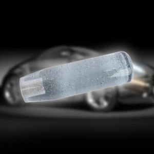 Universal JDM Blue Clear Shining Crystal Manual Gear Shift Knob Shifter 15cm - Picture 1 of 8