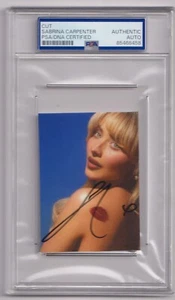 SIGNED SABRINA CARPENTER Short N Sweet CD Album Art Card PSA DNA COA AUTOGRAPHED - Picture 1 of 2