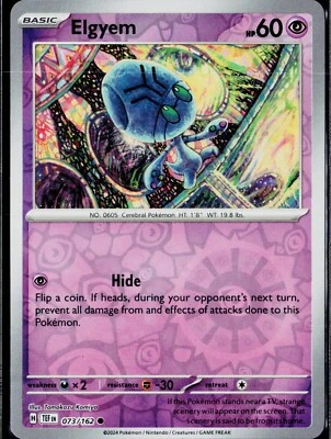 Elgyem 073/162 Sv05: Temporal Forces Reverse Holo - Image 1 of 2