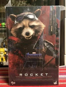 New Hot Toys MMS548 Avengers: Endgame 1/6 Rocket In Stock - Picture 1 of 6