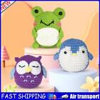 3Pcs Crochet Kit Frog/Owl/Penguin Beginner Crochet Kit for Beginners Adults Kids