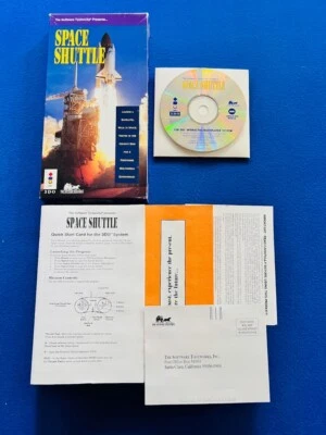 Space Shuttle Panasonic 3DO 100% CIB Complete Manual Long Box Inserts Reg Card - Image 1 of 4