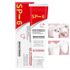 120g New Probiotic Toothpaste SP-6 Whitening Tooth Oral Hygiene Clean Fresh Brea - Picture 1 of 9