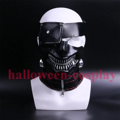 2017 Movie Tokyo Ghoul Mask Ken Kaneki Mask Latex Cosplay Props Halloween Mask - Image 1 of 4