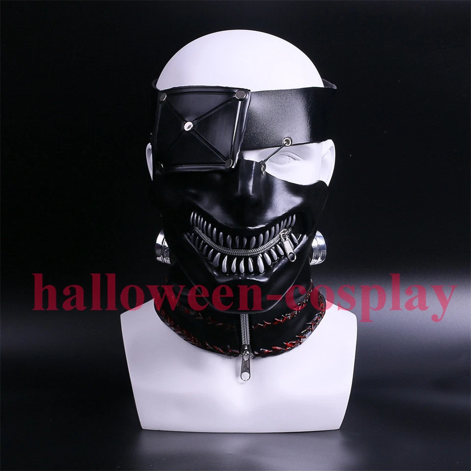 2017 Movie Tokyo Ghoul Mask Ken Kaneki Mask Latex Cosplay Props Halloween Mask - Image 1 of 4