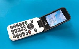 Doro 6620 Mobile Phone, Black, SIM FREE, SOS, OAP. 3G, Easy Use, Good Condition - Picture 1 of 6