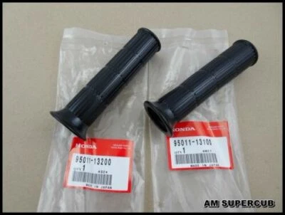 Genuine Honda Handle Bars Grips CL70 CT90 S90 CB100 CB125S CA160 Left Right #B67 - Image 1 of 4