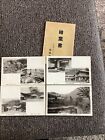 4 Vintage Postcards of Mt Aso Hot Springs Kumamoto Japan.