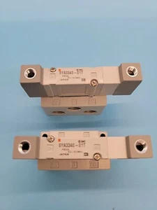 Lot of 2 SMC VALVE SYA3340-01T ACTUATOR, CLOSED CENTER, 3 Port - Picture 1 of 4