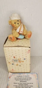 Cherished Teddies Jonathan 1992 Brother Bear Marinero Figura 911739 Navega conmigo - Imagen 1 de 4