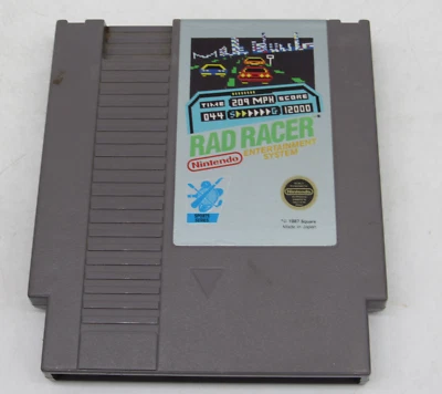 Rad Racer (Nintendo NES, 1987) Authentic - GOOD - TESTED & Working FAST SHIPPING - Image 1 of 4