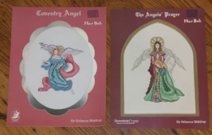 Set of 2 Vtg Mar Bek Coventry Angel & Angels' Prayer Angel Pattern Booklets - Picture 1 of 2