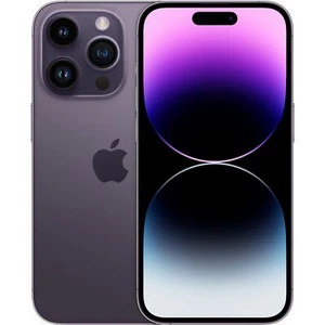Apple iPhone 14 Pro 128GB GSM / CDMA Unlocked Smartphone - Deep Purple - Used - Afbeelding 1 van 4