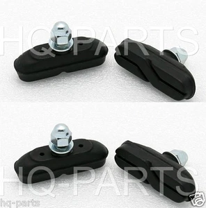 4 Pcs BICYCLE BIKE RAINY WEATHER PROOF BRAKE PAD SHOES NEW 50MM - Picture 1 of 2