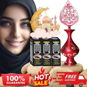 Natural Black Eyeliner Powder Waterproof Smudge Proof 24HR Wear, 1 Bottle 3 Kohl - Picture 1 of 16