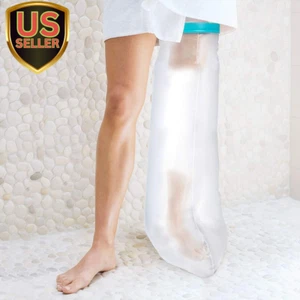 Waterproof Leg Cast Cover for Shower, Adult Full Leg Cast Protector and Showe... - Picture 1 of 7
