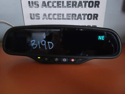 TESTED GM CADILLAC CHEVY Rear View Mirror AUTO DIM OnStar Compass 025898 7972 - Image 1 of 4