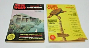 True West pulp western magazine LOT OF 2 1965 AUGUST & OCTOBER - Picture 1 of 8