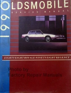 1990 Olds Delta 88 Royale 98 Regency Factory Shop Service Repair Manual Original - Bild 1 von 2