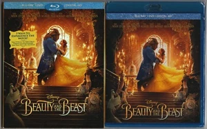 Disney's Beauty and the Beast (2017) Blu-ray & DVD & Slipcover, NEW Emma Watson - Picture 1 of 2
