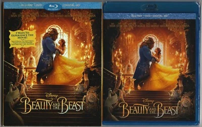 Disney's Beauty and the Beast (2017) Blu-ray & DVD & Slipcover, NEW Emma Watson  - Image 1 of 2