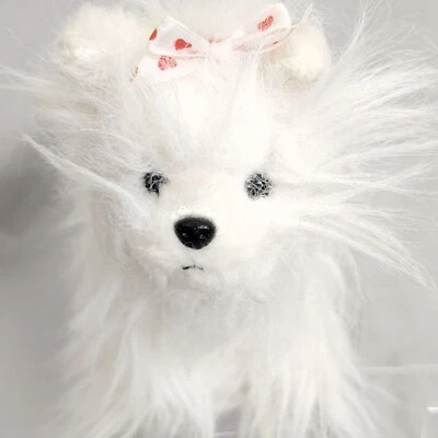 Ganz Webkinz White Yorkie Dog Plush Stuffed Animal Toy No Code 6" - Image 1 of 4