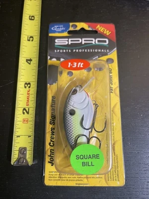 Señuelo duro SPRO Fat John 60 Crankbait #13 Nasty Shad 2 1/3 pulgadas 5/8 oz nuevo en caja Foto 1 de 4