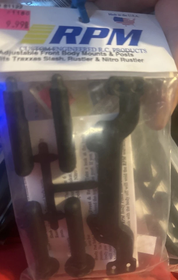 RPM 81122 Adjustable Front Body Mount & Post Set Slash/Stampede/Nitro Slash HH - Image 1 of 1