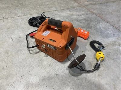 Electric Hoist Winch Portable Electric Winch 1100lbs Wire Remote Control - Image 1 of 4