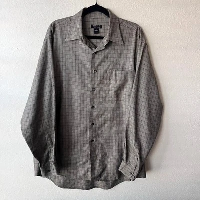 Harold Powell 100% Cotton Long Sleeve Botton Down Collard Mens Shirt Size L - Image 1 of 4