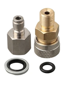 Quick Connect Adaptor Stainless Steel Standard 1/8 Size 25.5mm 4Pcs/set - Picture 1 of 12