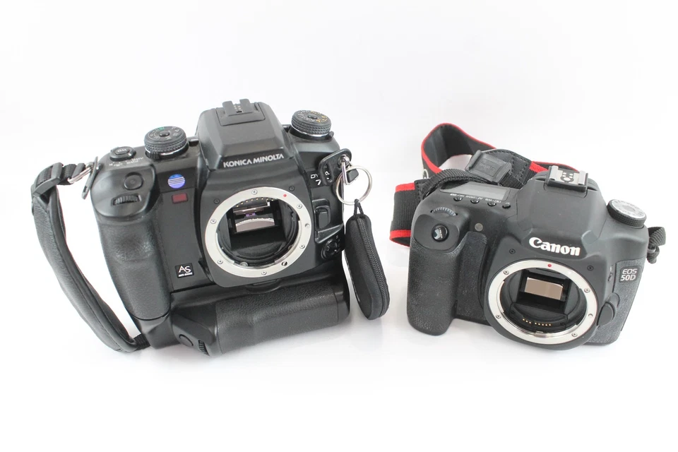 DSLR Digital Cameras Inc Canon EOS 50D & Konica Minolta Dynax 7D x 2 - Image 1 of 4