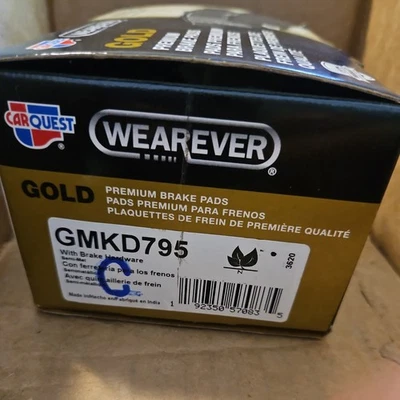 优质金色半金属后刹车片 CARQUEST GMKD795 VOLVO,S60,S70,S80 — 第 1/2 张图片