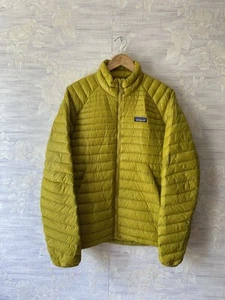Patagonia Alplight Down Puffer Jacket Yellow Size Medium - Picture 1 of 21
