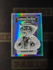 2024 Topps Chrome Garbage Pail Kids Negative Refractor 263b Modern Art - Picture 1 of 2