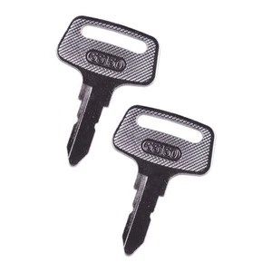 2pc FIT For Kubota Mower Tractor Generator B1550D Ignition Key 37410-55150 - Picture 1 of 3