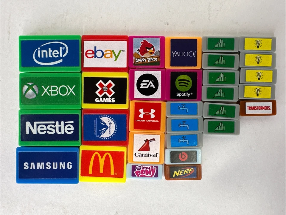 Monopoly Empire (2014) - Replacement PARTS - Billboard & Tiles 31 Pieces - Image 1 of 1