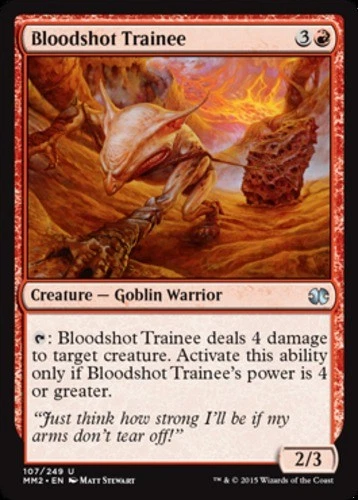 Bloodshot Trainee - Modern Masters 2015 #107/249 MTG Magic The Gathering - Image 1 of 1