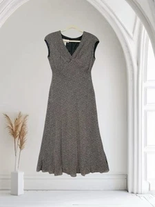 Vestido Jones New York Midi Mujer Talla 12 Almohadillas para el Hombro Floral Verano Fiesta Carrera - Imagen 1 de 21